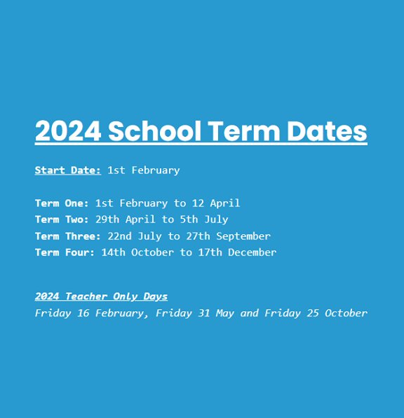 2024 Term Dates